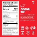 Keto-friendly CHOMPS Grass Fed Beef Jerky Sticks (10 Pack)