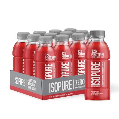 Isopure Zero Carb Whey Protein Isolate, Alpine Punch