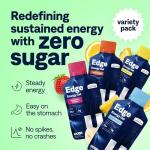 UCAN Edge Variety Pack Energy Gel Shots, Keto-Friendly
