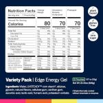 UCAN Edge Variety Pack Energy Gel Shots, Keto-Friendly