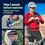 UCAN Edge Variety Pack Energy Gel Shots, Keto-Friendly