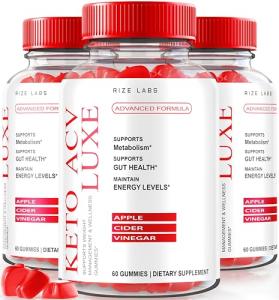 Keto ACV Luxe Gummies for Weight Loss (Pack of 3)