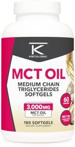 Ketologic MCT Oil Softgels - 180 Count
