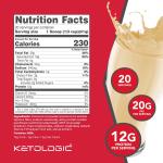 KetoLogic Vanilla Meal Replacement Shake Powder