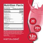 KetoLogic Meal Replacement Shake with MCT Oil
