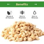 Sincerely Nuts Unsalted Whole Cashews - Keto Snack