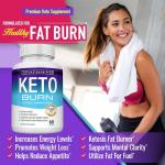 Toplux Keto Burn Pills for Weight Loss, 60 Capsules