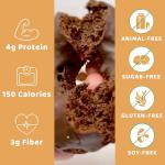 Delicious Keto Dark Chocolate Vegan Donuts (8 Pack)