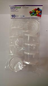Sure Fresh Mini Round Containers, 10-Pack