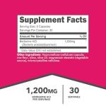 Ketologic Berberine HCl 1,200mg - 60 Capsules