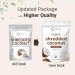 4lbs Organic Shredded Coconut Flakes | Raw Unsweetened Keto