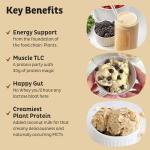 Organic Keto Protein Powder, Vegan, Vanilla - Plant-based Superfood