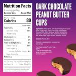 Dark Chocolate Peanut Butter Cups, 2g Sugar, Keto-Friendly