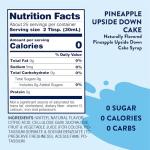 Pineapple Upside Down Cake Flavored Zero Calorie Coffee Syrup