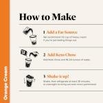 Keto Chow Orange Cream Meal Replacement Shake