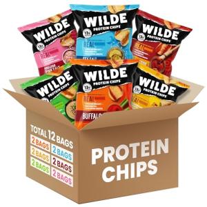 WILDE Protein Chips Variety Pack - Real Keto Snacks
