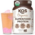 KOS Vegan Chocolate Protein Powder – Keto Friendly