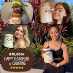 KOS Vegan Chocolate Protein Powder – Keto Friendly