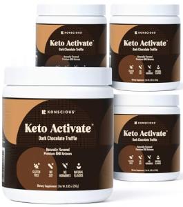 Keto Activate Dark Chocolate Ketones Drink 4 Pack