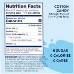 Jordan's Skinny Mixes Cotton Candy Syrup, Keto Friendly