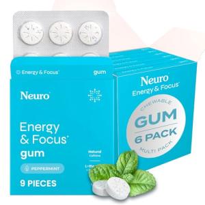Keto-friendly NeuroGum: Energy & Focus Supplement for Women & Men