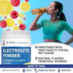 Dr. Berg Zero Sugar Keto Electrolyte Powder, Raspberry Lemon
