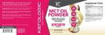 Ketologic Unflavored MCT Oil Powder, 1 LB