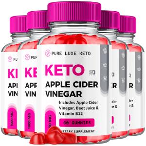 Pure Luxe Keto Gummies - 300 ACV Weight Loss