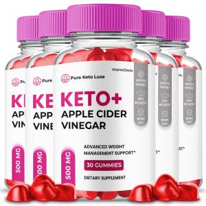 Pure Keto Luxe ACV Gummies - Max Strength 5 Pack