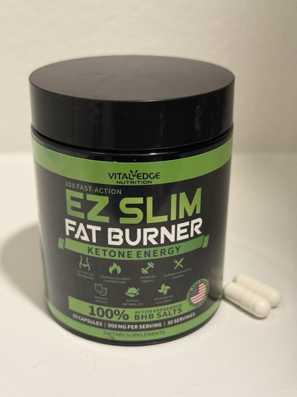 EZ Slim Keto BHB Weight Loss Pills - 60 Caps