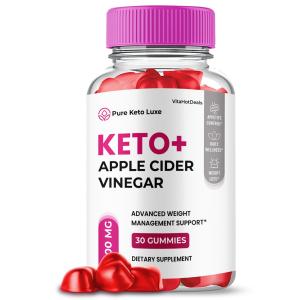 Pure Keto Luxe ACV Gummies, Max Strength Formula