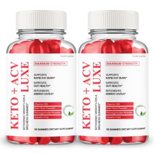 Luxe Keto ACV Gummies, Maximum Strength Duo