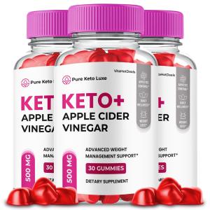 Pure Keto Luxe Max Strength ACV Gummies (3 Pack)