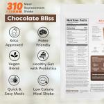 310 Nutrition Fiber Rich Keto Meal Replacement Shake