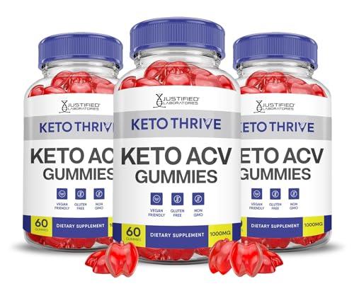 Keto Thrive ACV Gummies with Pomegranate & Beet Juice
