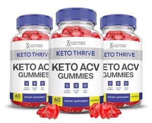 Keto Thrive ACV Gummies with Pomegranate & Beet Juice