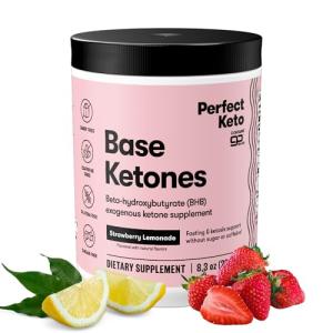 Keto Exogenous Ketones Powder, Strawberry Lemonade Flavor