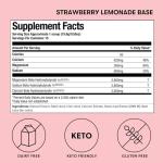 Keto Exogenous Ketones Powder, Strawberry Lemonade Flavor
