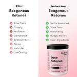 Keto Exogenous Ketones Powder, Strawberry Lemonade Flavor