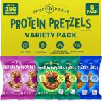 High Protein Pretzel Crisps - Vegan, Keto-Friendly Snacks