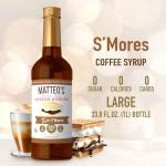 Matteo's Keto-Friendly Barista Style Coffee Syrup, Thin S'more
