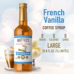 Matteo's Sugar-Free French Vanilla Coffee Syrup - Keto-Friendly