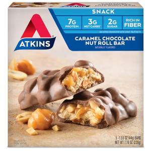 Keto Caramel Chocolate Nut Roll - 5 Bars