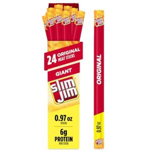 Keto-Friendly Slim Jim Smoked Beef Snack Sticks