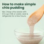 Sanar Naturals Chia Seeds - Omega-3 Rich, High Fiber