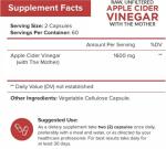 Vegan Apple Cider Vinegar Capsules - 120 Count