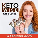 Keto Wise Chocolate Peanut Butter Fat Bombs, 16 Count