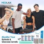 Medilax Keto Glucose and Ketone Test Strips Kit