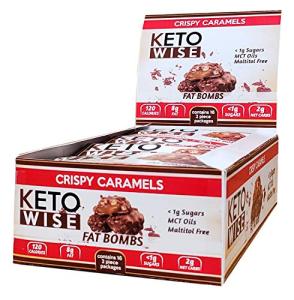 Keto Wise Crispy Caramel Fat Bombs - 16 Pack