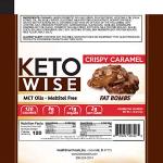Keto Wise Crispy Caramel Fat Bombs - 16 Pack